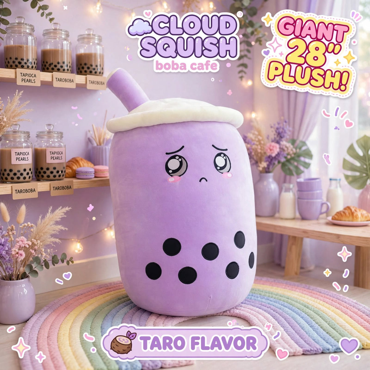 CloudSip™ Giant Boba Plush